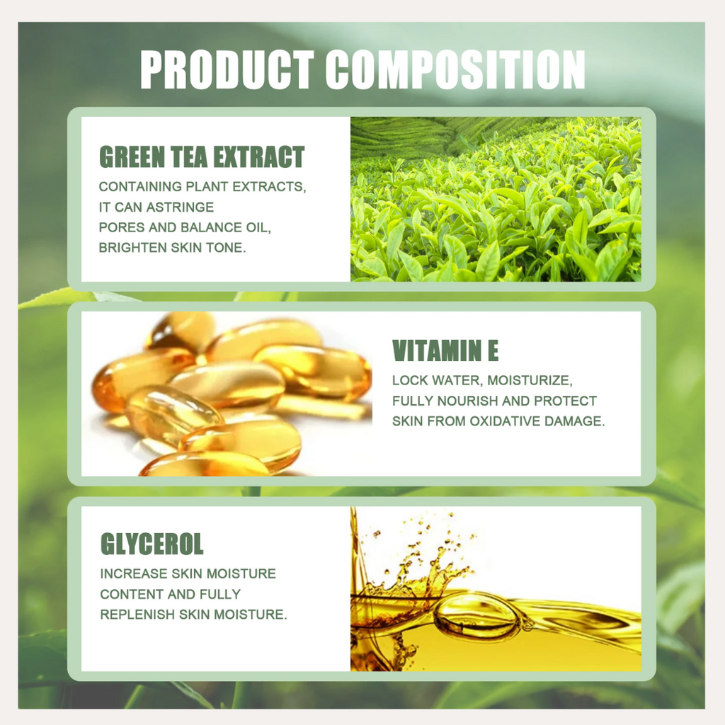 Shopify Product Description – Green Tea Solid Cleansing Mask Stick